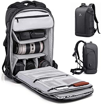 BAIGIO Mochila Fotográfica Multifunción y