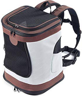 Maxmer Capazo de Perro Portador Perro Mochila Gatos Bolsa Canasta Transportín Plegable para Aerolínea