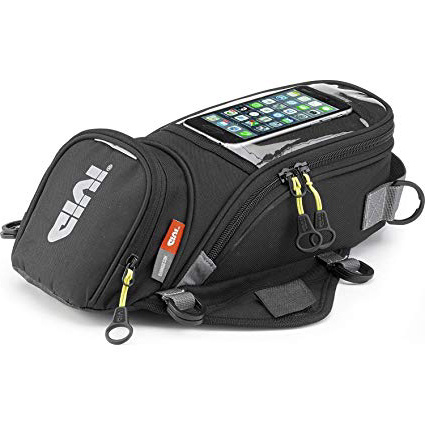 GIVI EA106B Easy Bag Bolso Magnético Depósito, Volumen 6 litros, Carga Máxima 2 Kg, Negro
