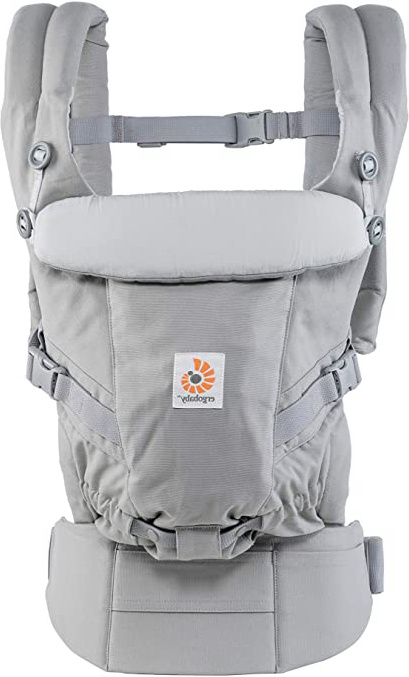 Ergobaby Mochila Portabebés Ergonomicas para Recién Nacido a 20kg, Adapt 3-Posiciones (Gris)