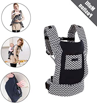 Lehoo Castle Mochilas Portabebé Manos libres, Portabebes Ergonómico Multiposición Ajustable, Marsupio para Bebe