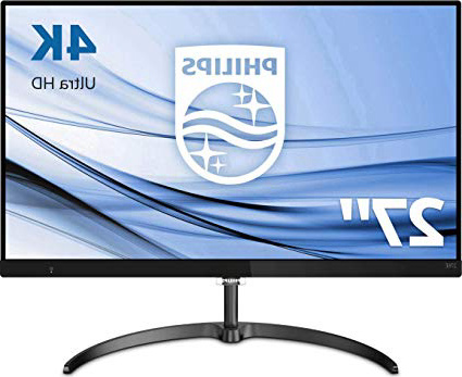 Philips 276E8VJSB, Monitor Uhd 4K (Resolución 3840 X 2160, Flickerfree, Lowblue Mode, 5Ms, IPS, Hdmi, Displayport), HDMI, 27 Pulgadas, Negro