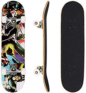 Hikole Skateboard Completo, Pro 31