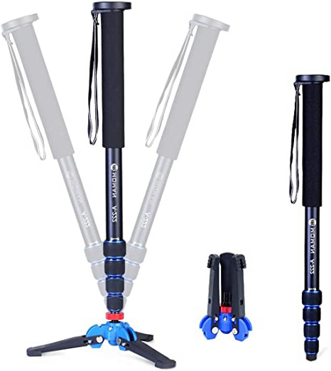 Moman Monopie-Cámara-Reflex-Vídeo-Fotografía, Monopod Viaje Ligero