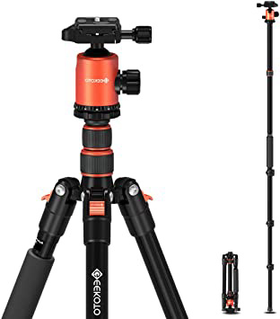 Trípode Cámara GEEKOTO, 195cm Trípode