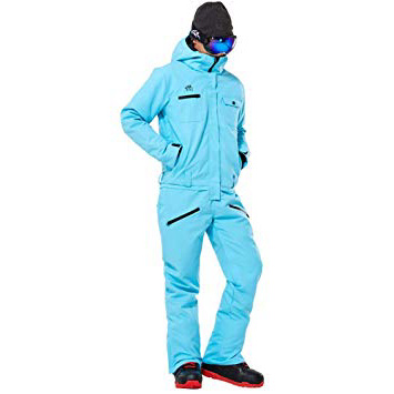 JJZZ Ropa de esquí Traje De Esquí De Invierno Hombres Mono De Nieve De Una Pieza Esquí De Montaña Chaquetas De Snowboard Gruesas Y Resistentes Al Agua Pantalones De Snowboard
