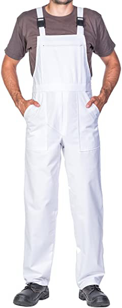 Pantalones con peto de trabajo