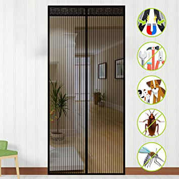 NASUM Mosquitera Puerta Magnética, Mosquitera Puerta, Mosquitera Ventana para Puertas de Salón, Balcón, Corredor (100 * 220cm)