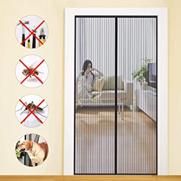 MYCARBON Mosquitera Puerta Magnetica Corredera Cortina Mosquitera Magnética para Puertas Cortina de Sala de Estar la Puerta del Balcón Puerta Corredera de Patio (90*210cm)