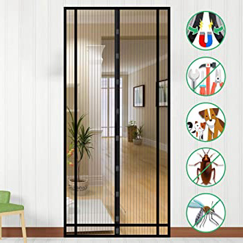 Mosquitera Puerta Magnetica, NASUM Mosquitera Magnética Cortina Magnética para Puertas de Salón, Balcón, Corredor