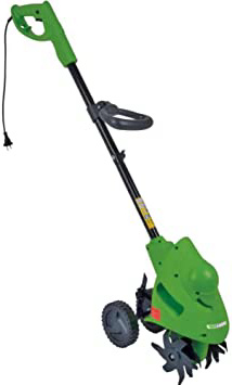 WerkaPro 11109 - Motoazada eléctrica (300 W, 2 ruedas regulables en altura y 4 fresas, 19 cm de ancho de corte)