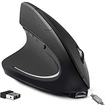 HOPORISE Ratón Vertical Recargable USB