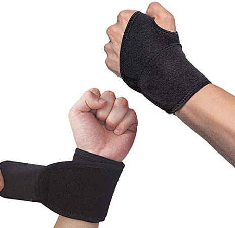 Hually Muñequeras Deportivas Ajustable, (1