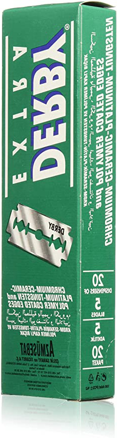 Derby E1 - Pack de 100 hojas en acero inoxidable
