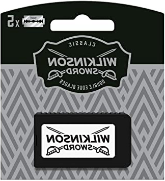 Wilkinson Sword Classic PREMIUM - Recambios de 5 Hojas de Cuchillas de Afeitar para Hombres, Afeitado Clásico Masculino, Doble Filo