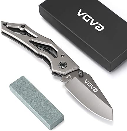 GVDV Cuchillo Plegable Supervivencia, Navaja