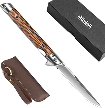 Poktlife Navaja Plegable,Cuchillo Supervivencia con