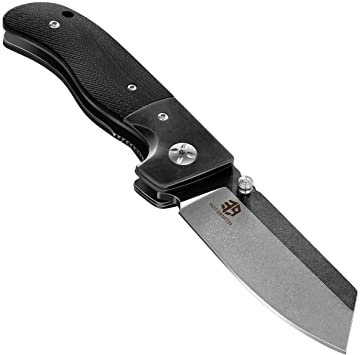 Navaja Plegable, PF710 Navajas, AUS-8 Acero Inoxidable de Bolsillo Navajas,táctica de Supervivencia Navaja,Mango G10 Cuchillo
