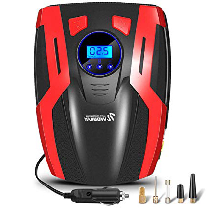NWOUIIAY Compresor de Aire Coche Eléctrico Bombas para Coche 150PSI 35L/MIN Portátil para inflar Neumáticos de Coche Moto y Bicicleta
