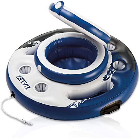 Intex 56822NP - Nevera hinchable Mega Chill, River Run, diámetro 89 cm