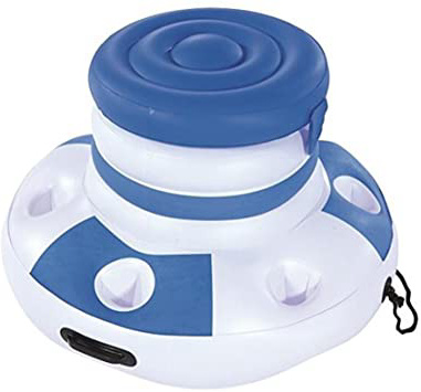 L&Zr Bebidas hinchables refrigerador Salón Piscina Chill Bebe Flotante Mega Hielo Cerveza Enfriador Piscina Flotador Verano
