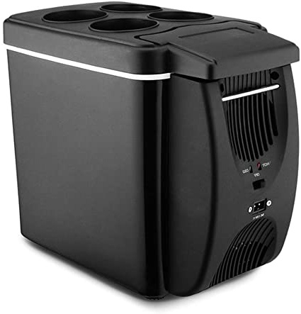 KKmoon 6L Mini Refrigerador y Calentador Portátil de Coche (Una Máquina con Doble Función) Dispositivo de Refrigeración Congelador 12 V Refrigerador para Viaje