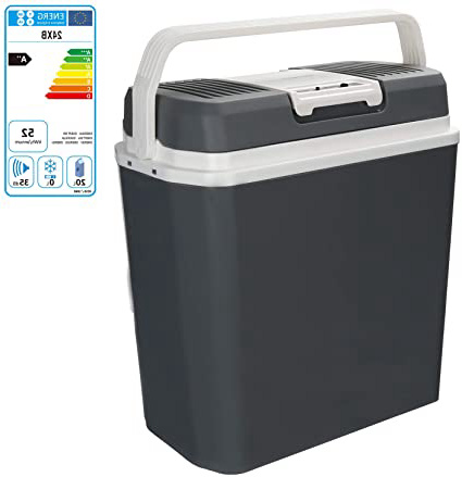 Hengda 24 litros Nevera Termoeléctrica Portátil Calor/Frío Mini Refrigerador Conexiones 12V&220V Nevera Portátil Eléctrica para Coche Viaje Camping