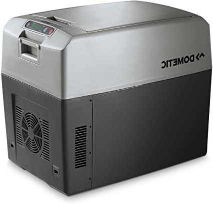 Dometic TropiCool TC35FL- Caja termoeléctrica portátil de refrigeración / calefacción, 33 litros, 12/24 V y 230 V para automóviles, camiones, embarcaciones y enchufes, clase energética A ++