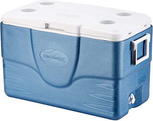 Coleman 52QT Cool Box Xtreme, Multicolor (Azul/Blanco), 49 litros