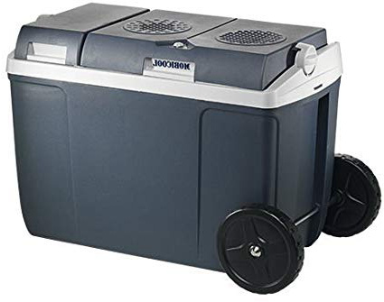 Mobicool W38 - Nevera termoeléctrica portátil, conexiones 12 / 230 V, Azul, 37 litros
