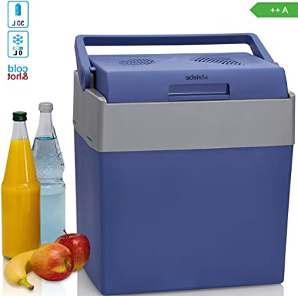 briebe Nevera portátil eléctrica de Viaje para Coche, Camping, 12V/230V, Capacidad 30 litros, A++