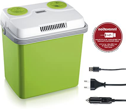 Severin KB 2923 Nevera Eléctrica Portátil con Función de Enfriamiento y de Preservación del Calor, 28 L, Incl. Conexión USB, 2 Conexiones de corriente 220-240 V / 12 V Dc