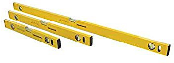 Silverline 119688 Niveles para albañil, 3 pzas 400, 600 y 1.000 mm