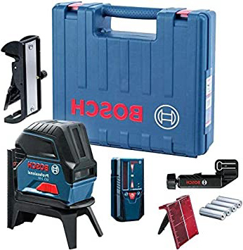Bosch Professional GCL 2-50 - Nivel láser (alcance 20 / 50 m, láser rojo, en maletín)
