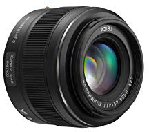 Panasonic LEICA DG SUMMILUX H-X025 - Objetivo Focal fija para cámaras de montura M4/3 (Focal 25 mm, F1.4, tamaño filtro 46 mm, lentes asféricas), negro