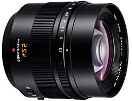 Panasonic LEICA DG NOCTICRON H-HS043 - Objetivo Focal fija para cámaras de montura M4/3 (Focal 42,5 mm, F1.2, tamaño filtro 67 mm, lentes asféricas, POWER O.I.S), negro