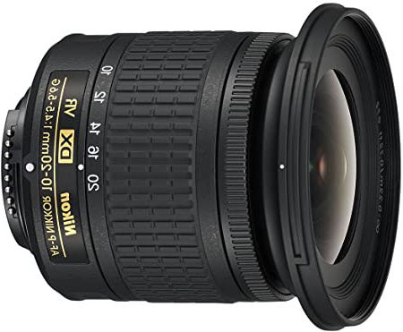 Nikon AF-P DX NIKKOR 10-20mm f/4.5-5.6G VR - Objetivo para cámara, color negro