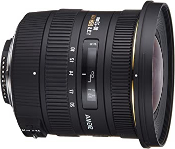 Sigma EX DC HSM NAF - Objetivo para Nikon (10-20mm, f/3.5, 82 mm), Color Negro