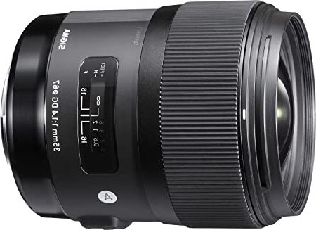 Sigma 340306 35 mm / F 1,4 DG HSM - Objetivo para Nikon (distancia focal fija 35mm, apertura f/1.4-16) color negro