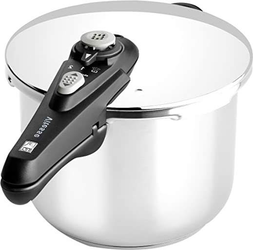 BRA Vitesse - Olla a presión rápida, 9 litros, 24 cm, acero inoxidable 18/10