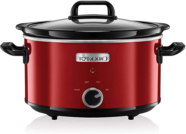 







Crock-Pot SCV400RD-050 Olla de cocción lenta manual para preparar multitud de recetas, 210 W, 3.5 litros, Acero Inoxidable, Rojo






