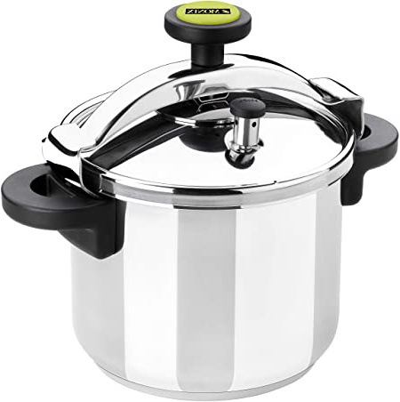 Monix Classica Olla a Presión Tradicional de 10 litros, Acero Inoxidable, Gris, 24 cm