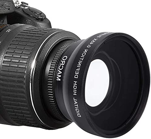 Dpofirs 49mm 0.45X Lente de