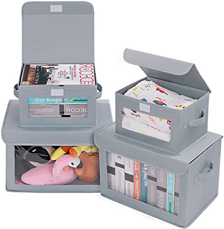 DIMJ Cajas de almacenaje Plegable,