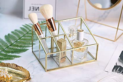 PuTwo Organizador de Maquillaje Vidrio