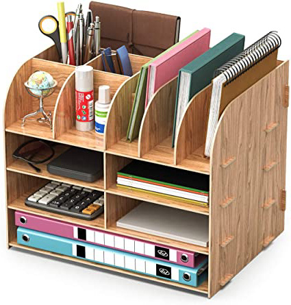 Lesfit Organizador Mesa Escritorio Madera,