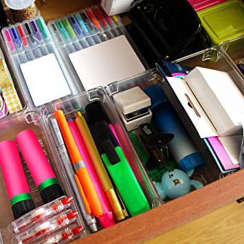 Organizador cajones escritorio (6 piezas)