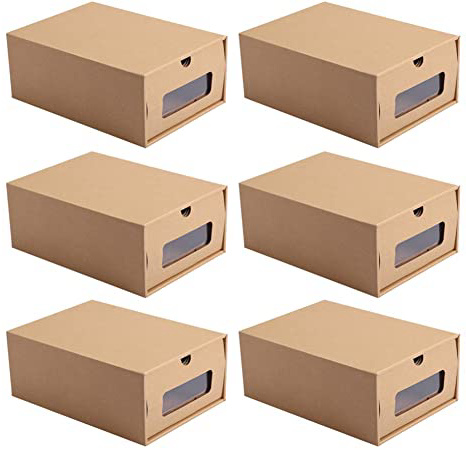 DOITOOL 6 cajas de zapatos
