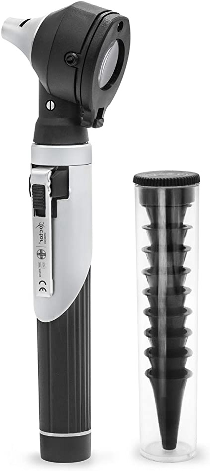 AIESI® Otoscopio médico profesional bolsillo