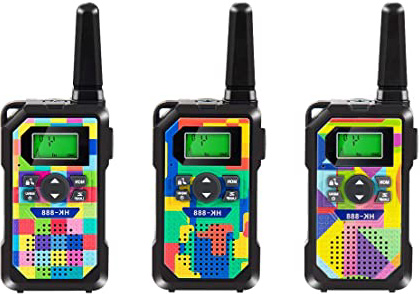 Walkie Talkie para Niños,3 Pack,8
